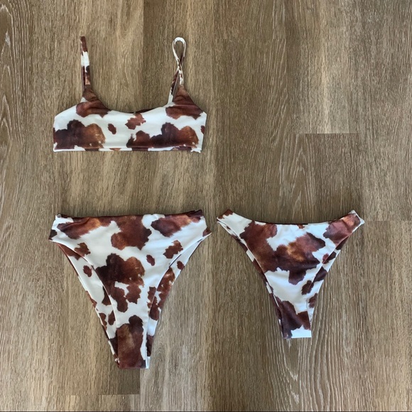 Nasty Gal Other - NastyGal Cow Print Bikini